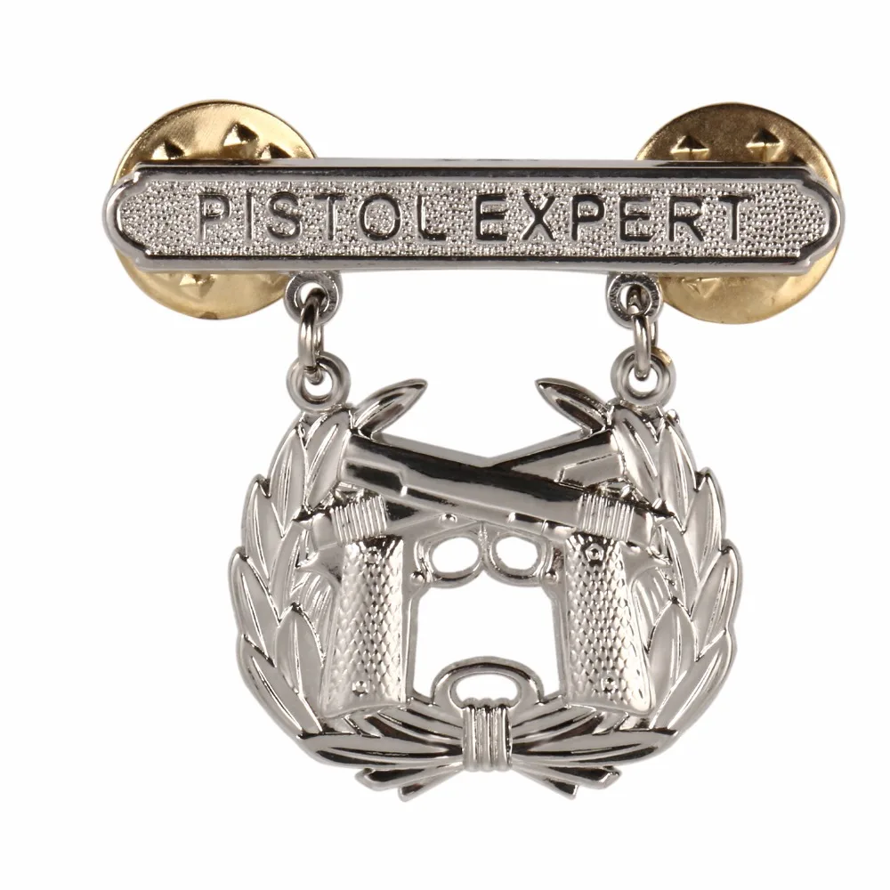 

US MARINE PISTOL QUALIFICATION EXPERT SHOOTING BADGE