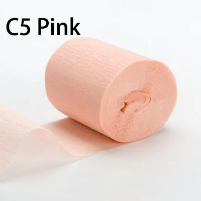 C5 Pink 32 фута DIY Бумажная гирлянда 10 М длинные узкие ленты из крепированной бумаги фоны для свадьбы День рождения Вечеринка Детский душ церемония место украшения - Цвет: C5 Pink