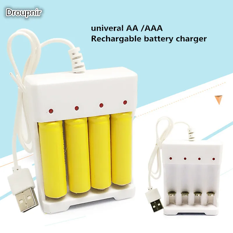 Универсальное зарядное устройство для батарей AAA и AA с usb-портом 220 В переменного