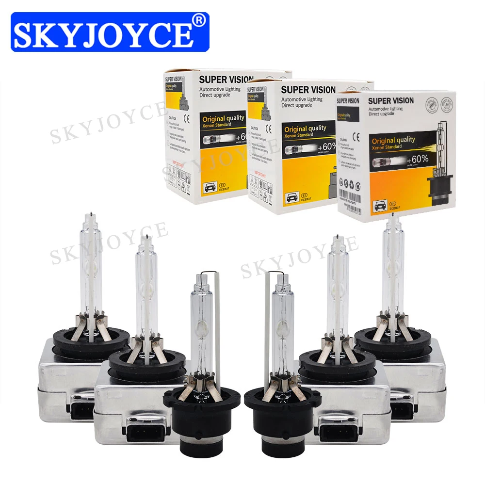 SKYJOYCE 35 Вт 55 ксеноновая лампа D1S 6000K D2S 4300K D3S D4S для фар D1R D2R D3R D4R замены|Передние