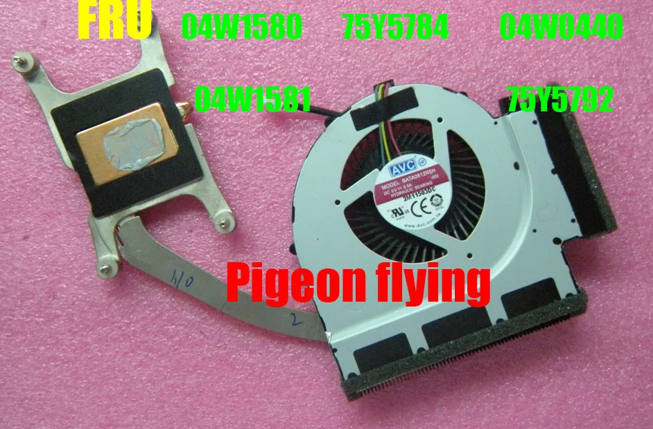 Радиатор/вентилятор для ноутбука Thinkpad T520 T520i FRU 04W1580 75Y5784 04W0440 04W1581 75Y5792 100% оригинал