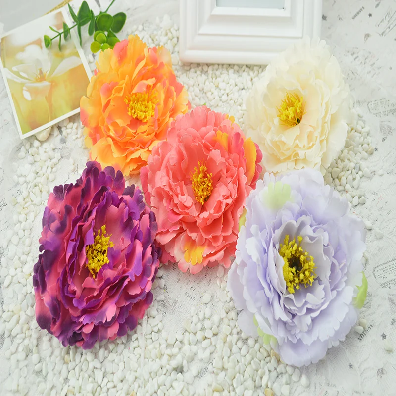 Искусственные головки цветов свежие и хорошие аксессуары для дома украшение