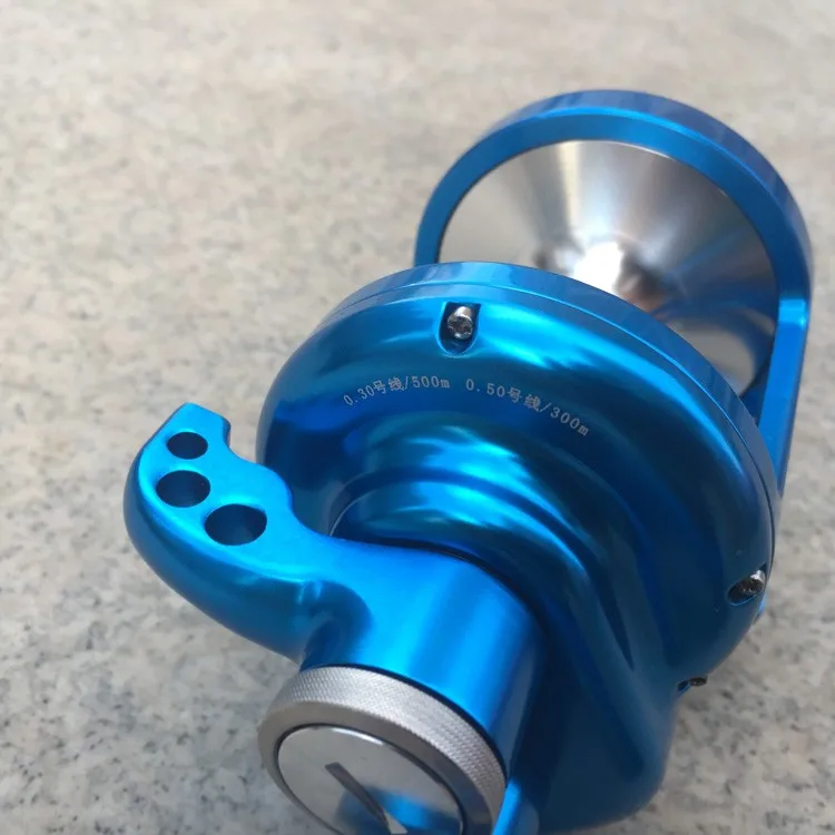 Lurekiller GT голубая троллинговая катушка Рыбацкая лодка для наживок, металлическая вялая блесна, крючковый лов катушка накладные катушка 30kgs перетащите катушка для удочки SALTWATER