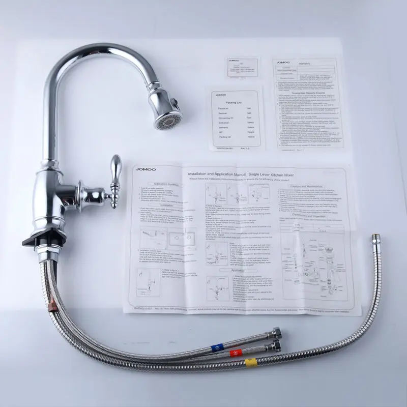 JOMOO кран смеситель для кухни классический стилль кухня с выдвижным излив на кухню
