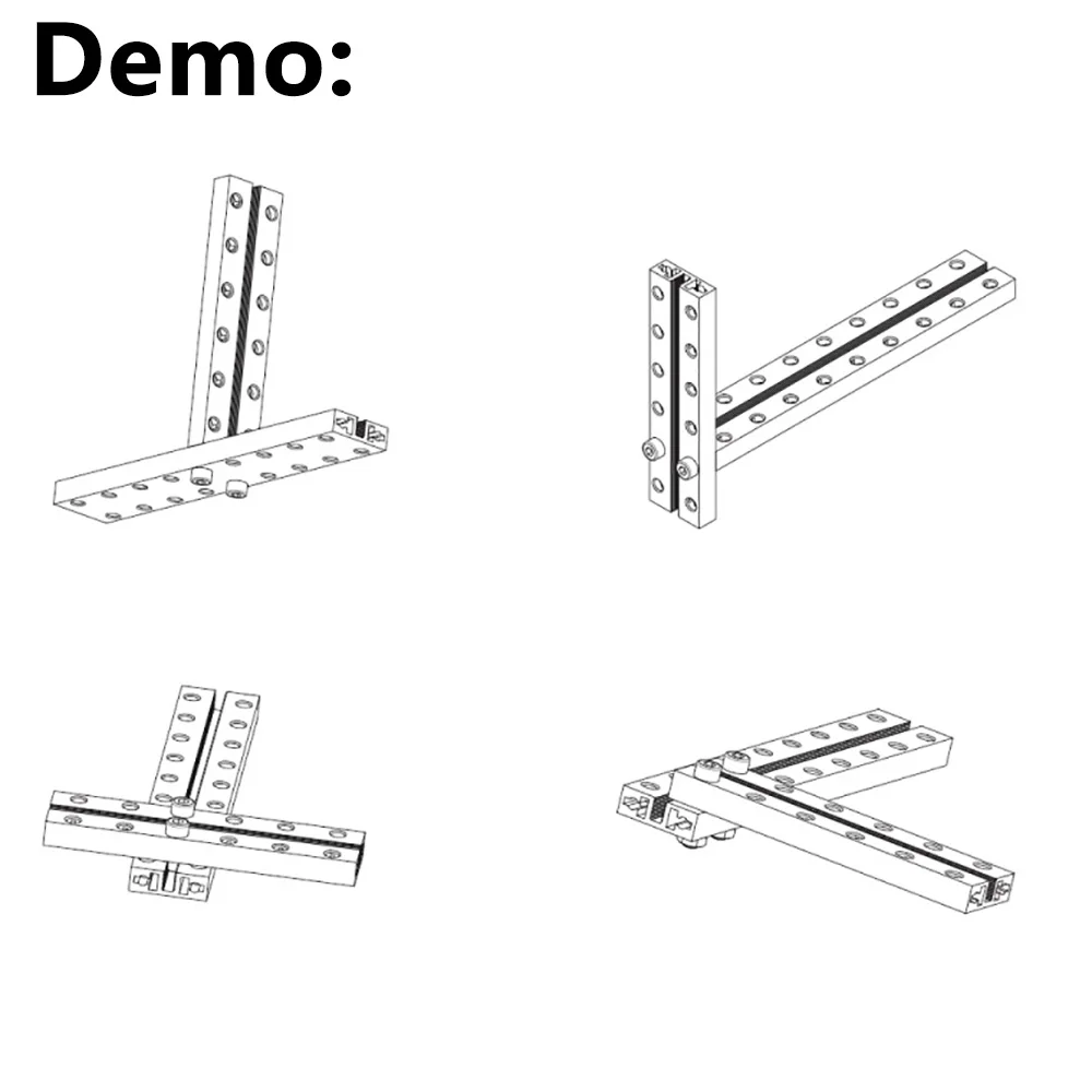 Makeblock Короткие отверстия для легкой установки и расширения луча 0824 робот