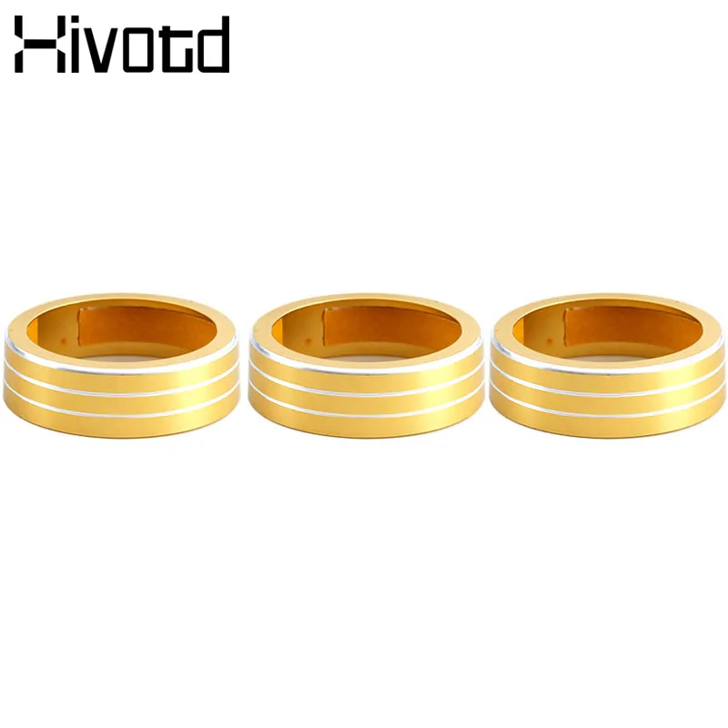 For Skoda Kodiaq Accessories Air Conditioning AC Knob Cover Metal Control Switch Button Interior Decoration Anti-Friction Prats |