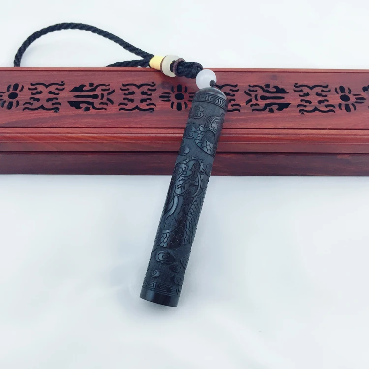 Ретро черный сандаловое дерево USB зарядка плазменная Зажигалка дующий воздух