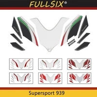 for ducati supersport 939 2016 2017 motorcycle front and rear fairing head sticker 3d gel protector tank
