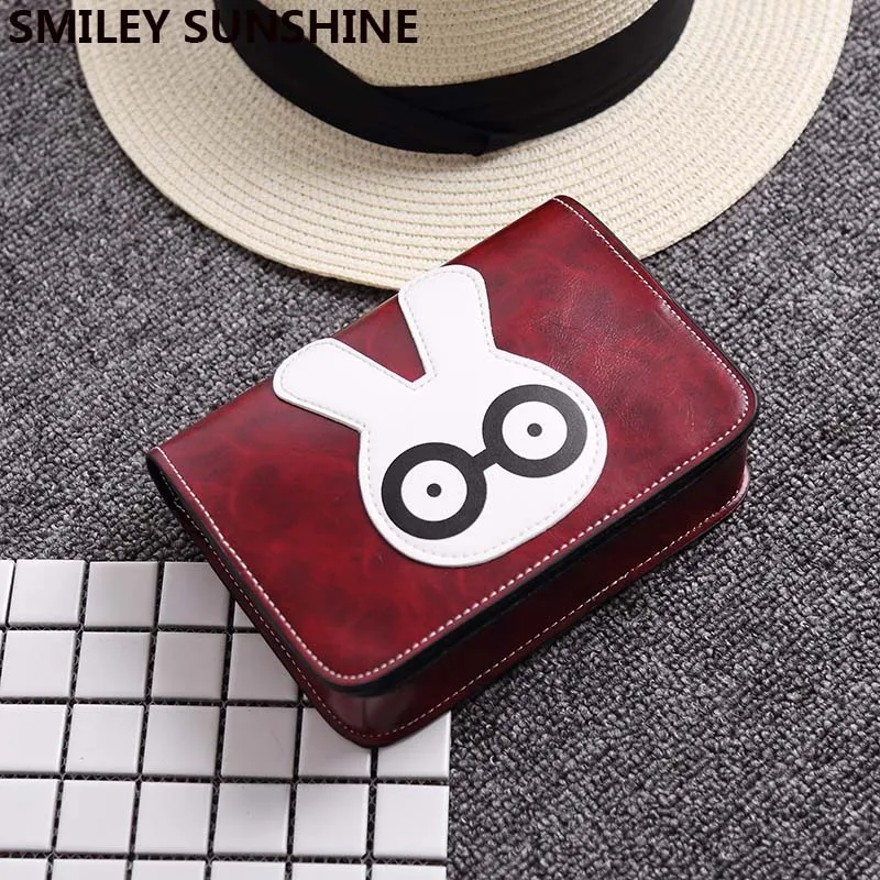 SMILEY SUNSHINE милые маленькие женские сумки-мессенджеры дневной клатч kawaii rabbit phone