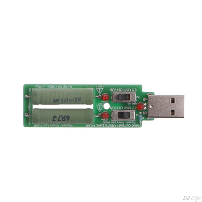USB резистор электронная нагрузка w/переключатель Регулируемый 3 тока 5V тестер