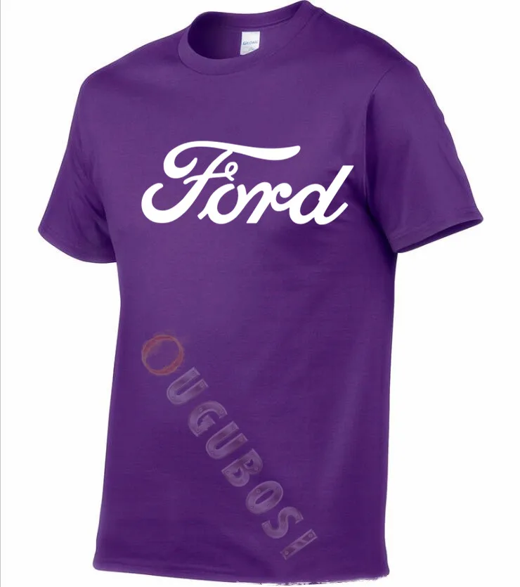 #2019 дизайнерская футболка ford белая мужская синяя рубашка Ford|Мужские футболки| |
