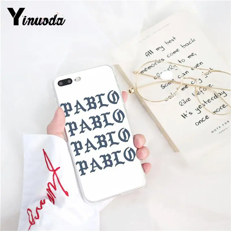 Yinuoda Kanye West Rapper Мягкий силиконовый чехол для телефона iPhone 8 7 6 6 S Plus X XS MAX 5 5S SE XR 10 Fundas Capa