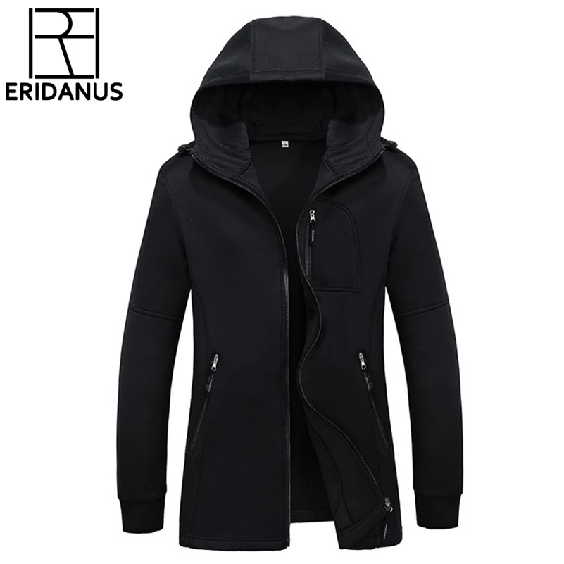 2018 мужские куртки и пальто Весенние с капюшоном повседневные Модные приталенные