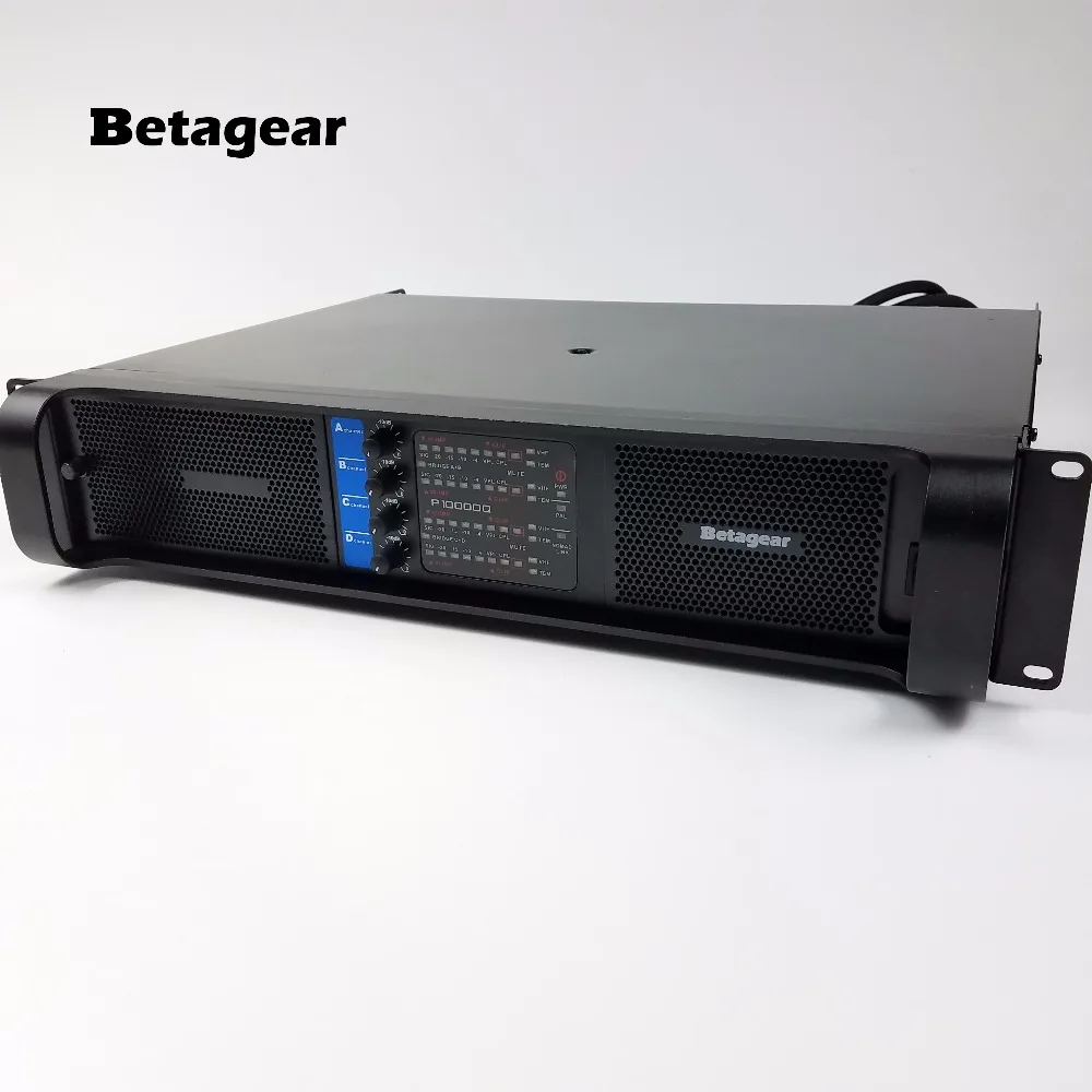 Betagear Lab BT10000q аудио усилитель линейный массив Ампер сабвуфер усилитель мощности 10000q gruppen профессиональный усилитель 2500 Вт* 4