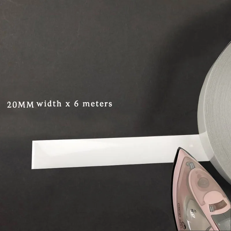 20mmwidth x 6meters Легко DIY 1,0/1,5/2,0/2,5 см передачи тепла светоотражающая лента Материал для утюга для нашивки на одежду, сумок, обуви, высокая visibile - Цвет: 20mmwidth x 6meters