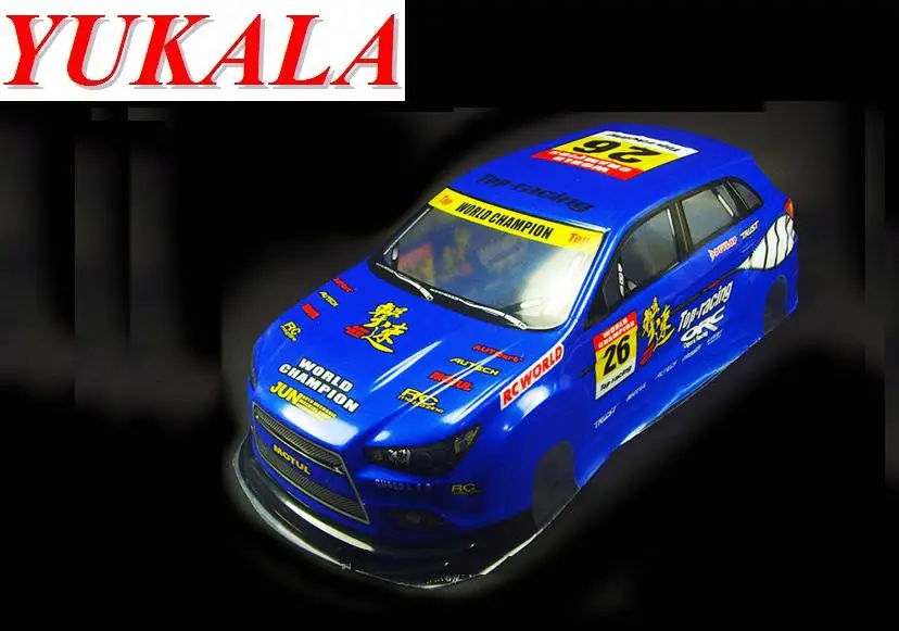 Автомобильные детали YUKALA 1:10 R/C 1/10 ПВХ корпус кузова автомобиля для