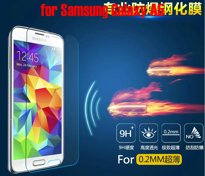 Защитная пленка из закаленного стекла для Samsung Galaxy A5/A500 A5000 A500F A5 5&quot | Мобильные