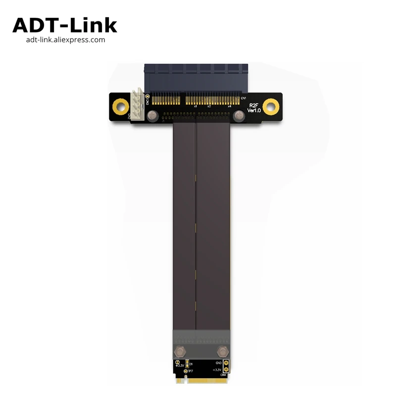 Riser PCIe x4 3 0 PCI E 4x к M.2 NGFF NVMe M Key 2280 Card Gen3.0 кабель M2 Express удлинитель 32G/bps|Компьютерные