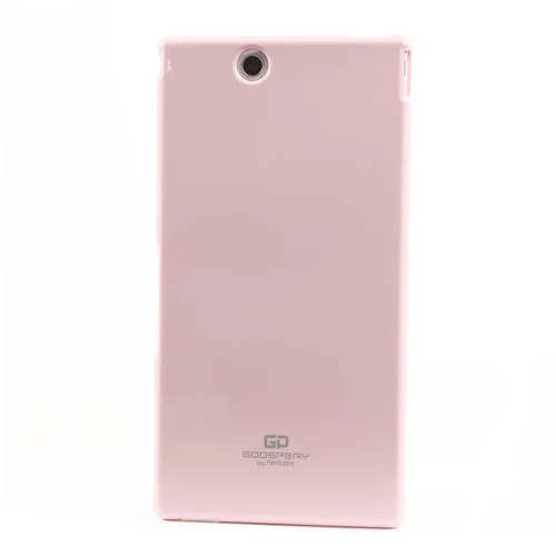 Чехол Goospery для sony Xperia Z Ultra C6806 XL39h с блестящей пудрой, мягкий гелевый Чехол из ТПУ для sony XL39h C6802 C6833 - Цвет: Розовый
