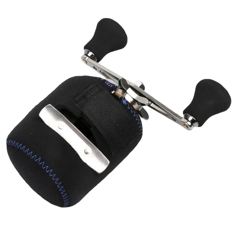 Outdoor New Elastic Lure Fishing Reel Cover Nylon Protective Case Bag Drum Pack Type Leiqiang Protector | Спорт и развлечения