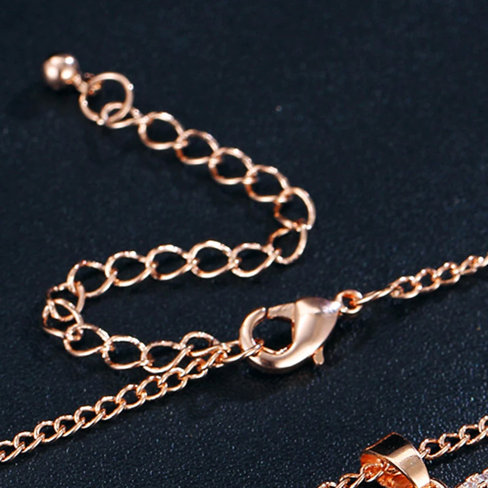 Простые Стильные английские буквенные формы Тема Колье в форме сердца кулон