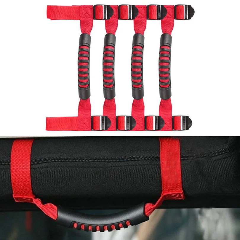 Рулонная рукоятка для Jeep Wrangler JK TJ YJ CJ JL Sports Sahara Rubicon & Unlimited 1987 2018|roll bar handles|black armrestjeep