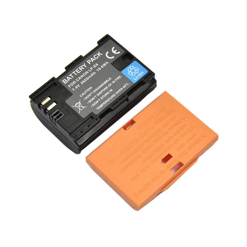 Высокое качество 7 4 V 2650mAh LP-E6 батарея камеры для Canon EOS 5D Mark II III 7D 60D | Электроника