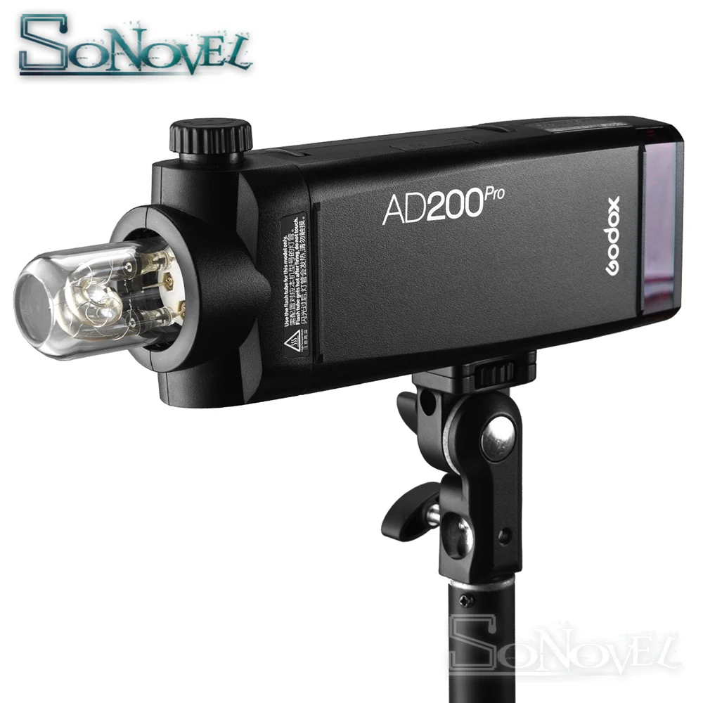 Внешсветильник вспышка в наличии Godox AD200Pro 2 4 Вт TTL 1/8000 г 0 01 HSS 1 8 2900 с переработка