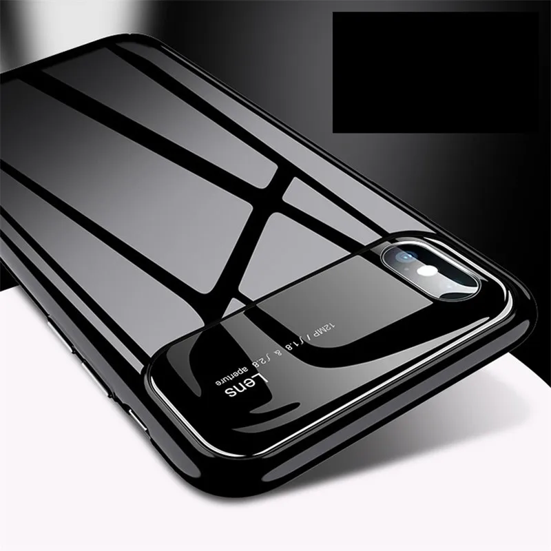 2018 продажи гладкое зеркало для IPhone X 8 7 Plus чехол матовые жесткие чехлы телефона