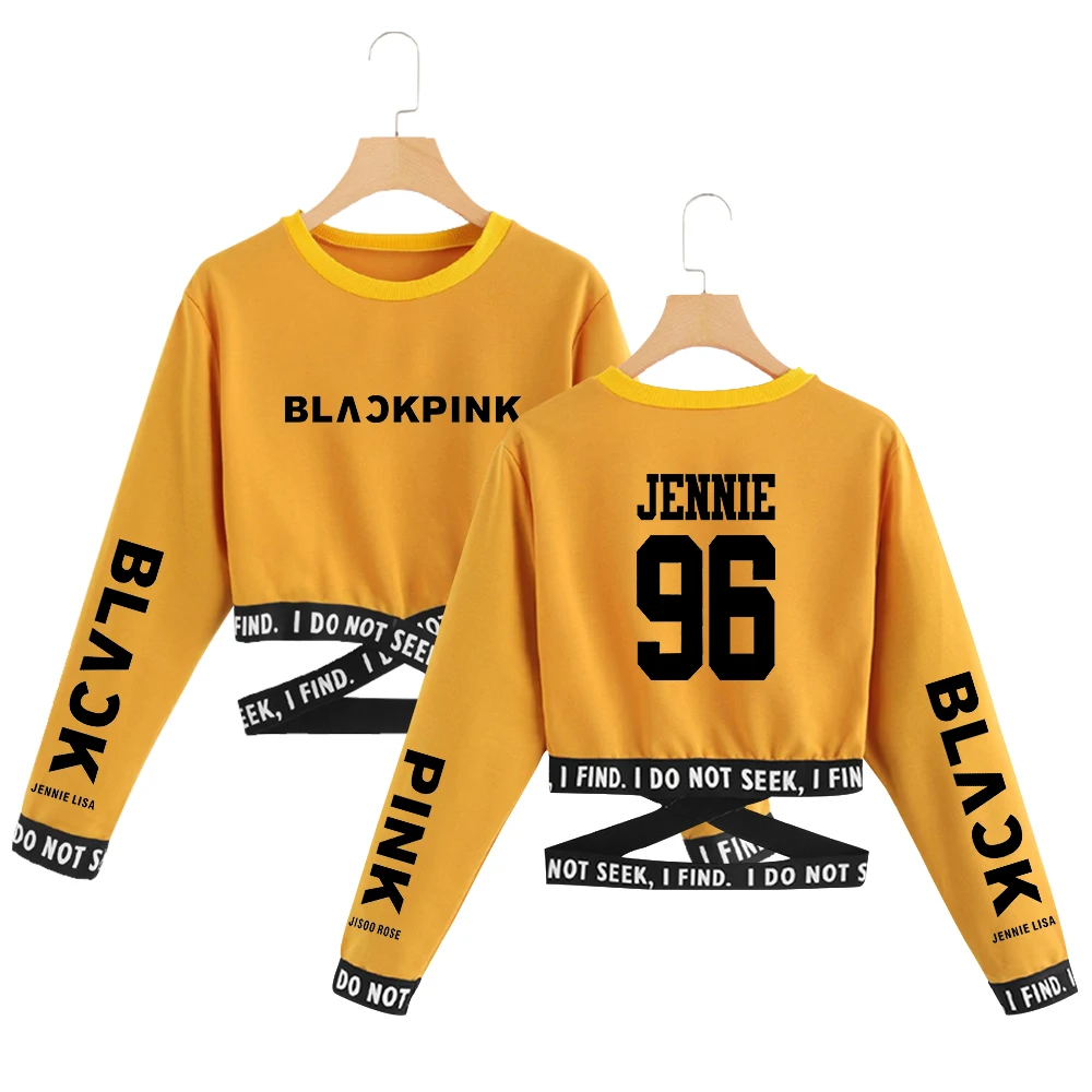 Blackpink футболки лето kpop T Укороченная рубашка женская одежда корейская Толстовка Harajuku мода горячая Распродажа Топы