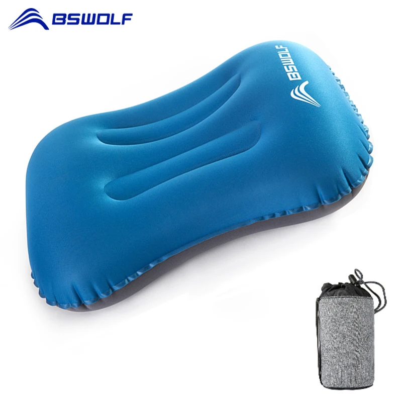 BSWolf подушка для кемпинга Сверхлегкая надувная путешествий подушки спальные