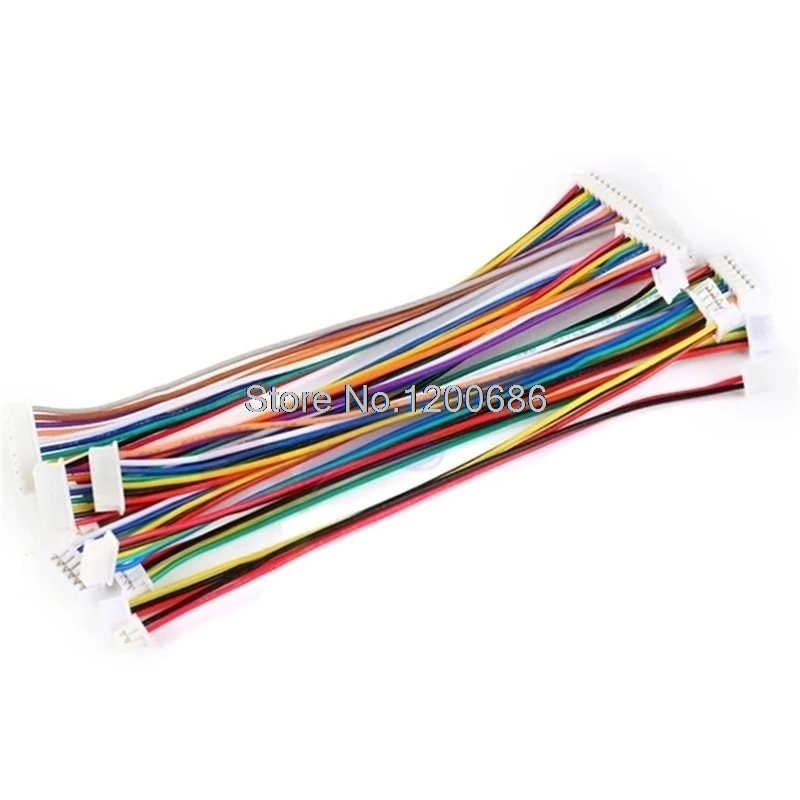 

10pieces 10 Pin JST ZH 1.5 ZH1.5 1.5mm Female Female Double Connector with Flat Cable 150MM Same direction