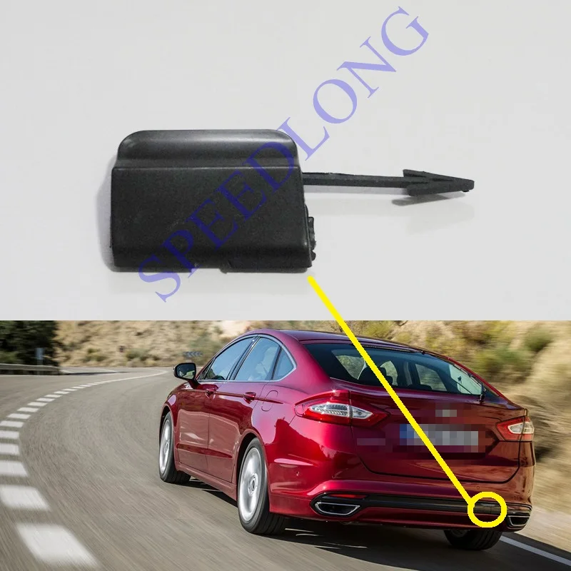 1 шт. накладка на задний бампер с крюком для Ford Mondeo Fusion 2013 2016|bumper cover|bumper fordford mondeo
