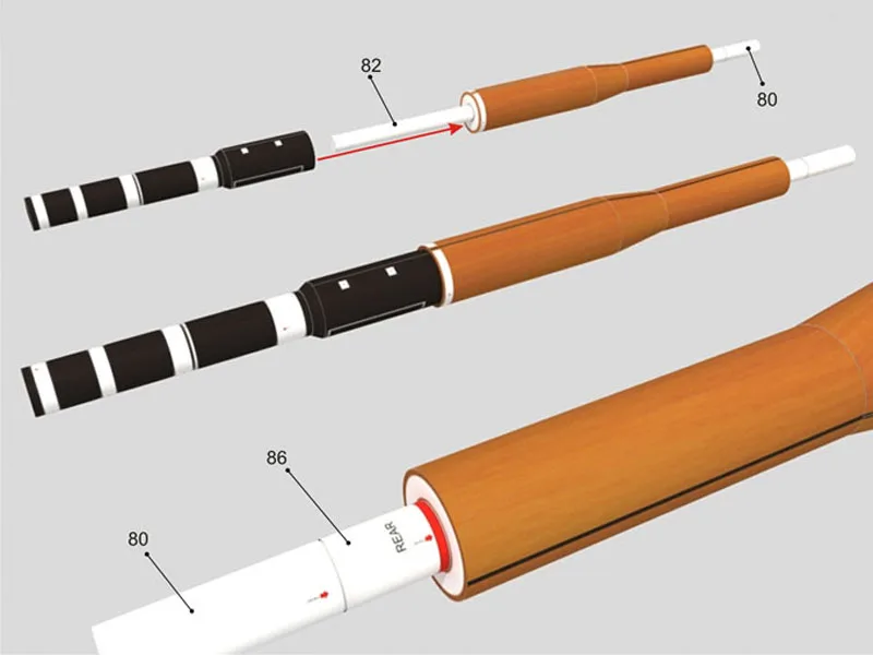 DIY 1:1 в натуральную величину RPG-7 пусковая Бумажная модель Сборка ручной работы 3D игра-головоломка детская игрушка