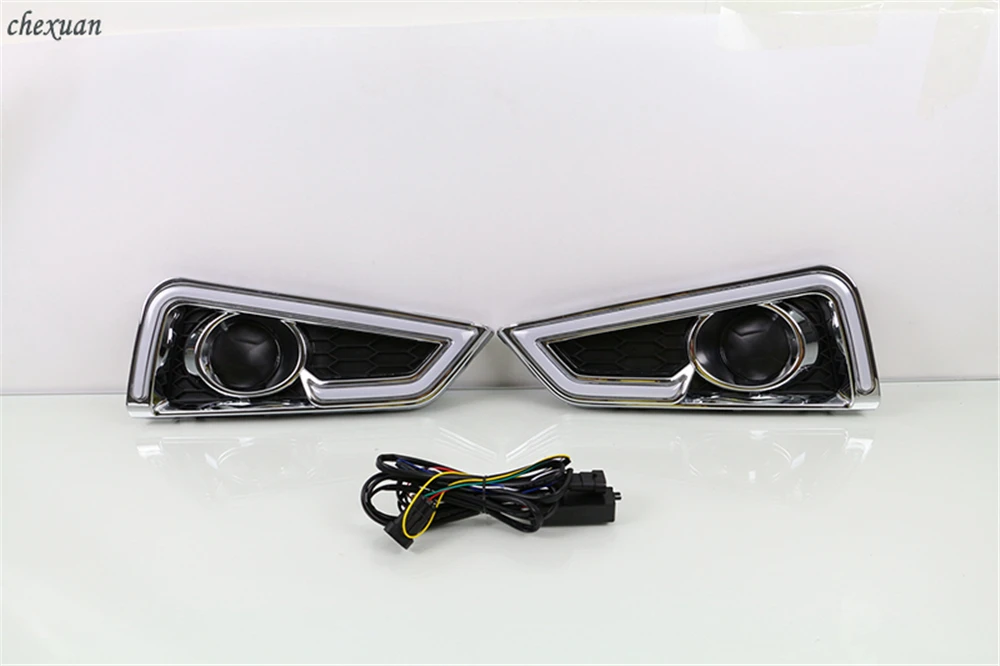 CSCSNL 1 комплект для Honda City Grace светодиодный DRL с реле сигнала поворота 12 В Автомобильные дневные ходовые огни Противотуманные фары аксессуары