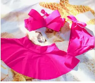bikini set 4 Женский бразильский купальник, комплект бикини+ юбка, комплект из 3 предметов, купальник, купальник,, однотонная пляжная одежда с большим бантом - Цвет: bikini set 4
