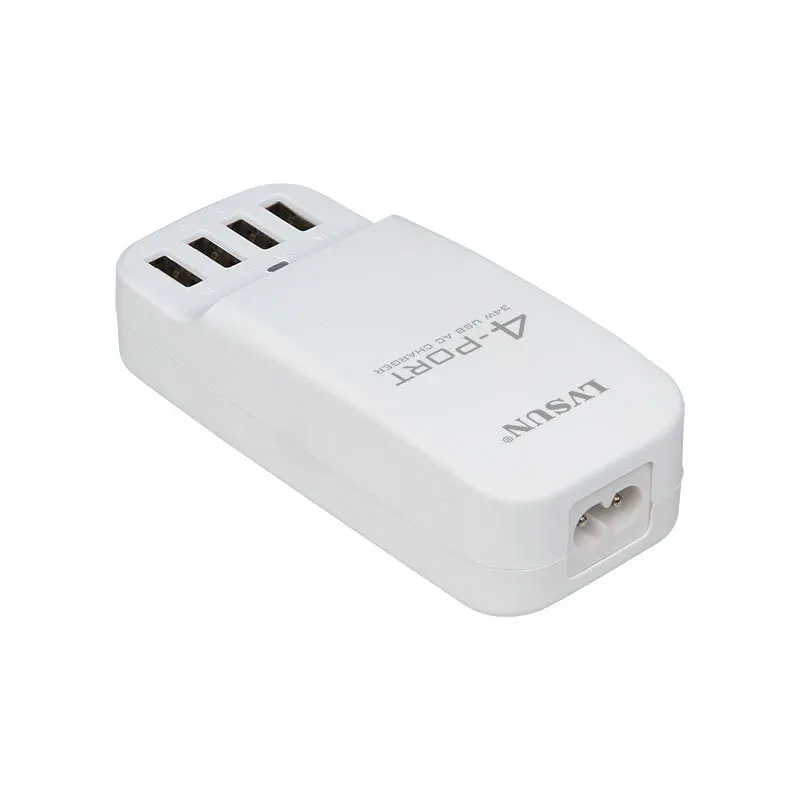 Дорожное настольное зарядное устройство LVSUN 34 Вт с 4 портами USB для ipad ipod iPhone 6 s |