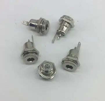 Медные разъемы постоянного тока 5, 5 х2, 1 мм, штепсельная вилка типа панда постоянного тока с водонепроницаемой