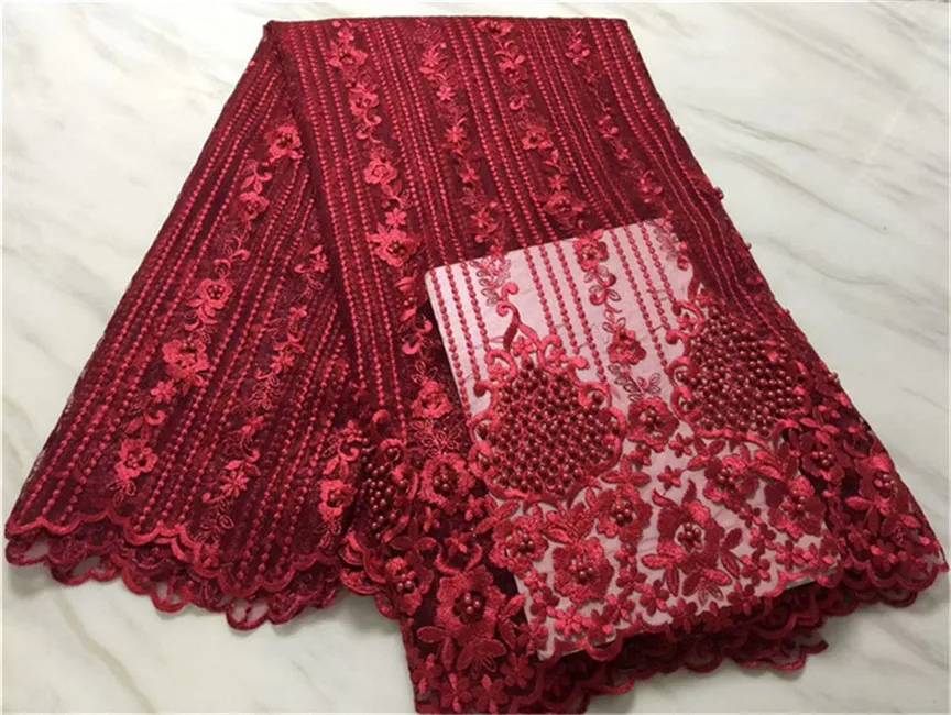 Новейшие Африканские кружева 2019 ткань из бирюзового 3D нигерийская французская