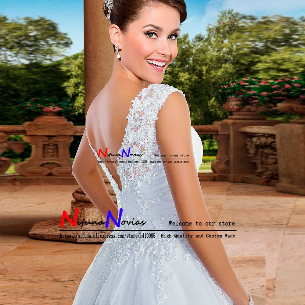 Vestido de novia 2019 Сексуальное Милое бальное платье свадебные платья импортированные