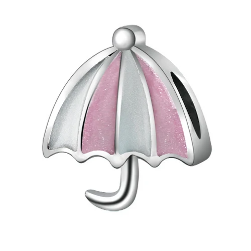 Maxi Small Enamel Cute Umbrella Charms Beads Fit Original Pandora Bracelets &amp Bangles for Women New Arrived DIY Making Perles | Украшения