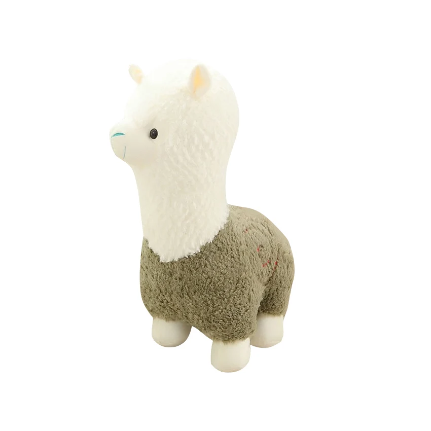 Lovely White Alpaca Llama Plush Toy Doll Animal Stuffed Dolls Japanese Soft For Kids Birthday Gifts | Игрушки и хобби
