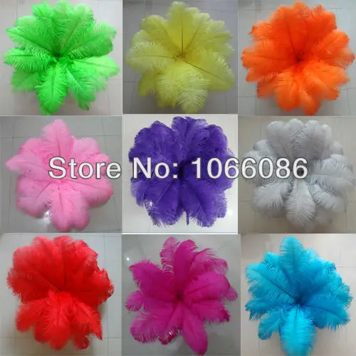 

Free Shipping! 50pcs/lot 40-45cm 16-18" Top quality ostrich feathers ostrich drab feather plumes