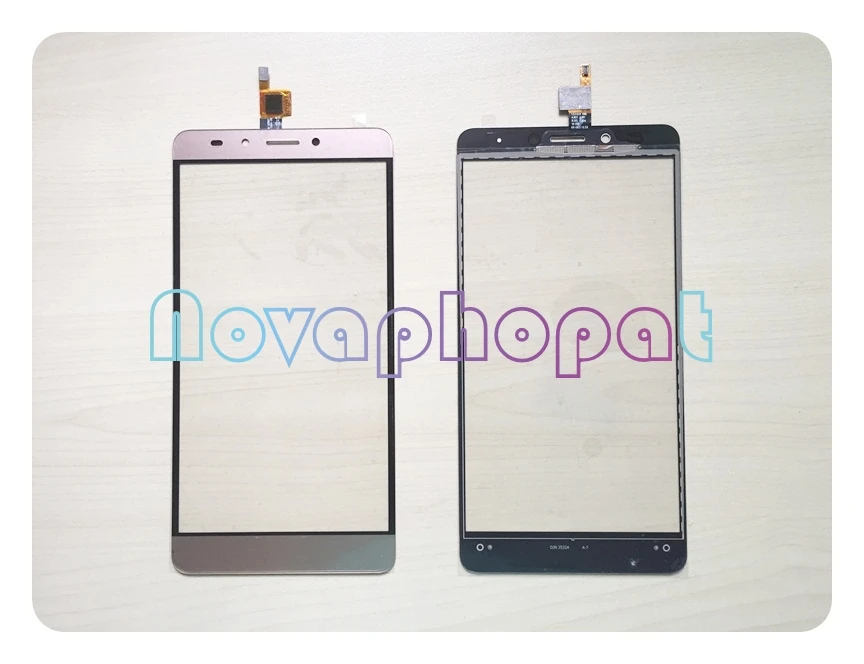 

Novaphopat Golden Touchscreen For Infinix Note 3 X601 Touch Screen Digitizer Sensor Touch Panel Glass Screen Replacement