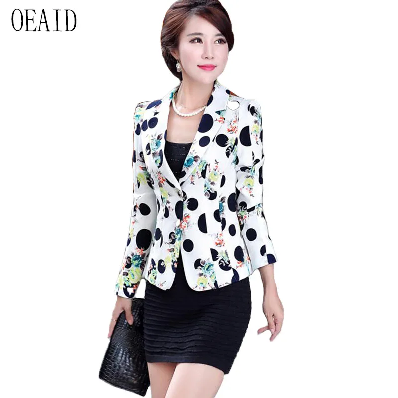 

Blazers Women Clothing New 2019 Blazer Women Suit Short Slim Women's Suits Spring And Autumn Female Outerwear OEAID