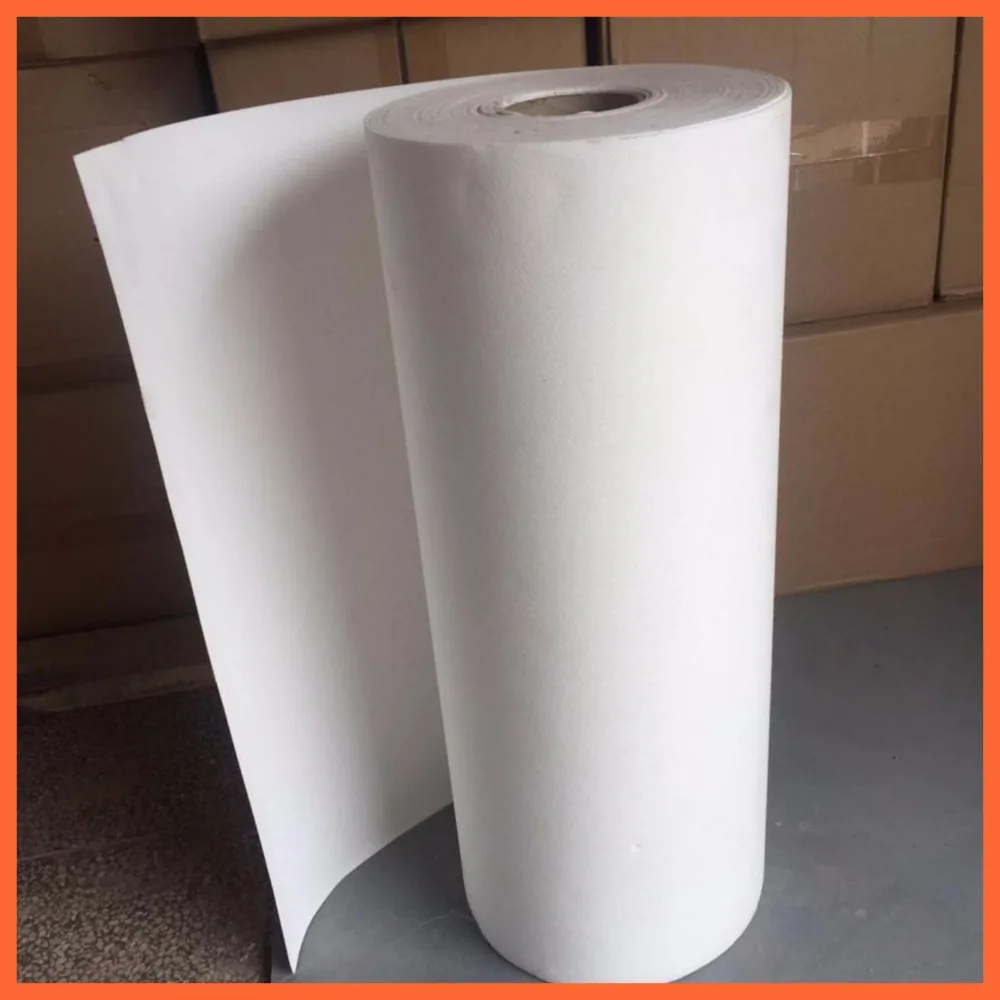 

15Mx24"high temperature fireproof pad special type paper pad The sound insulation material of the car muffler 15M thick 4MM
