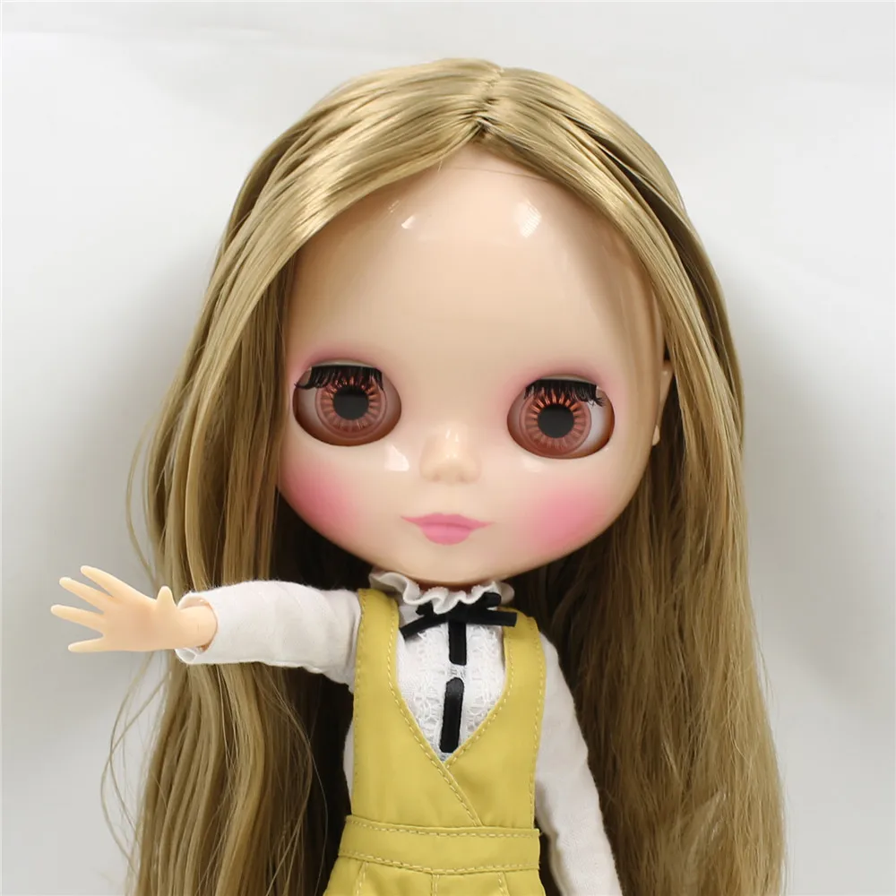 Кукла ICY DBS Blyth 1/6 Обнаженная фабрика кукла 230BL0662 коричневые прямые волосы телесная