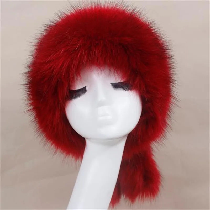 Женская из искусственного лисьего меха Туфли на плоской подошве с круглым носком