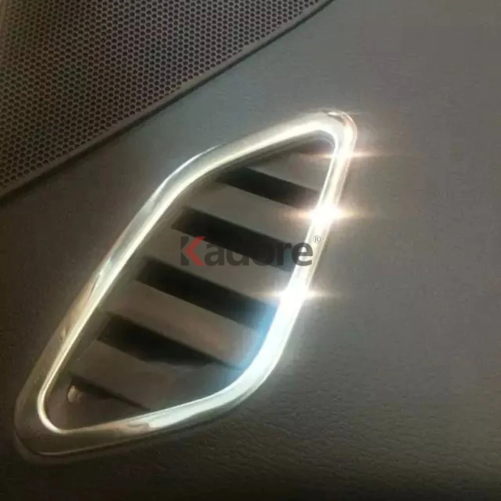 Для Nissan Murano Нержавеющая сталь выход кондиционера Vent накладка AC отделкой аксессуары для салона автомобиля