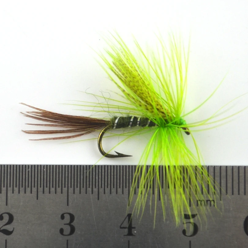 MNFT 10 ⑤ упак. Зебра коричневый Mayfly Nymph форель мухи Оливер крылья Fly Fishing # крючки |